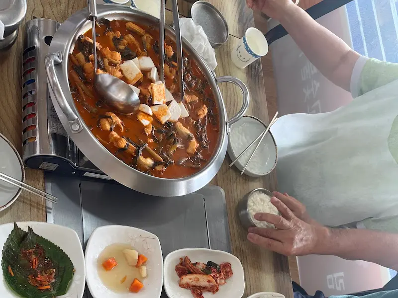 파장어조림 한상차림