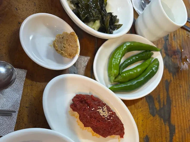 밑반찬 클로즈업