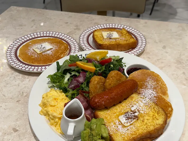 브런치 세트 전체 샷