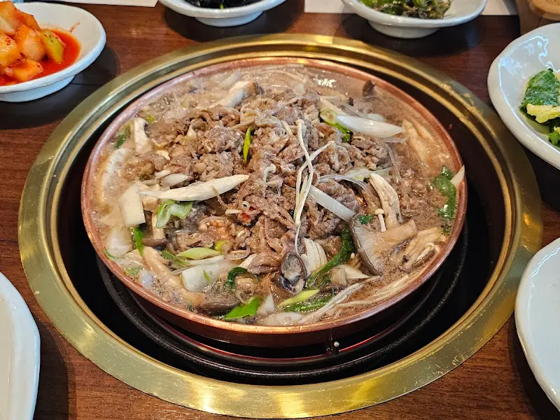 버섯 불고기 반상