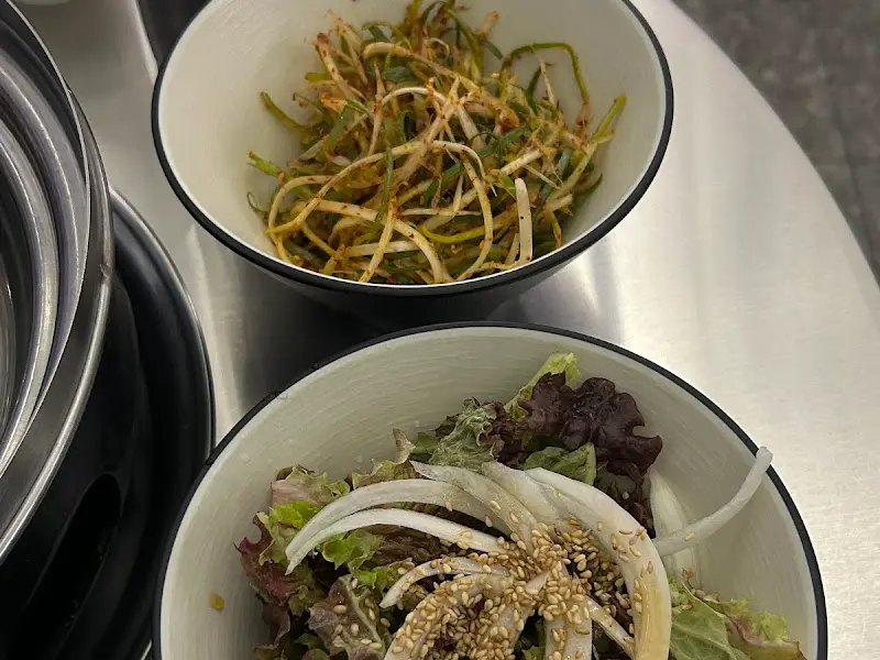 싱싱한 곁들임 채소