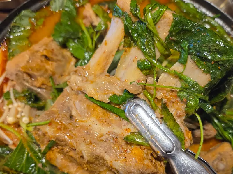 뼈해장국에 들어간 살코기