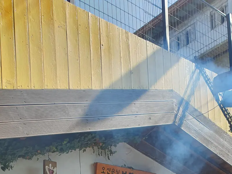 가게 외벽 모습