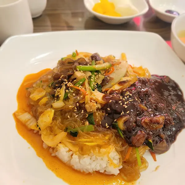 잡채밥 클로즈업