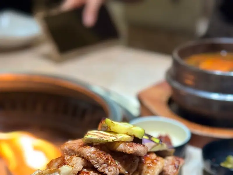 숯불 위의 갈비