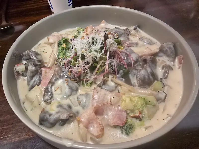 크림 메밀 수제비