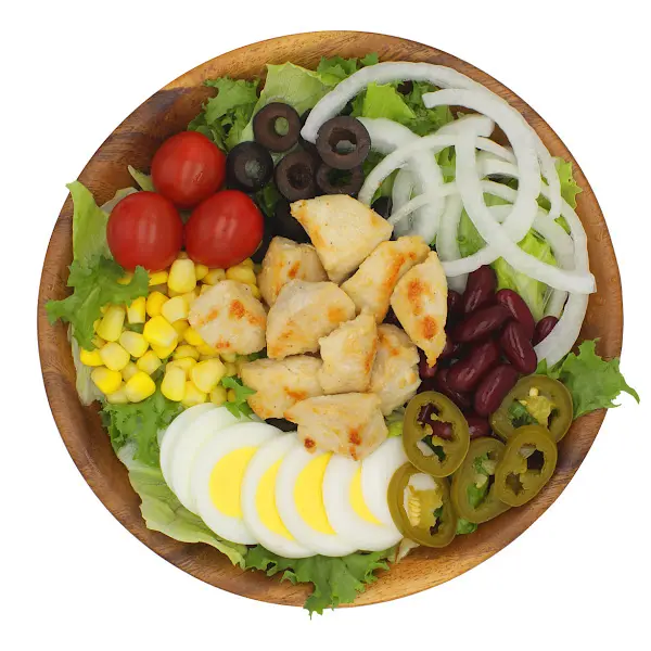 싱싱한 샐러드 재료들