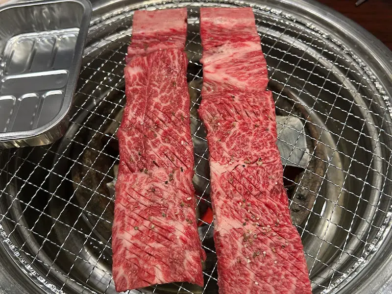 불판 위의 생갈비