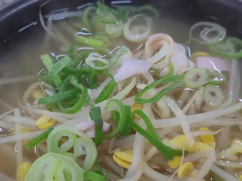 콩나물국밥 클로즈업