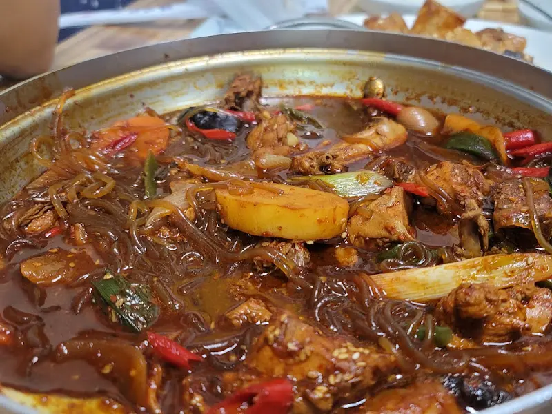 찜닭 근접샷