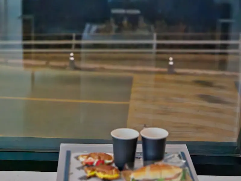 영산강을 바라보며 즐기는 커피 한 잔