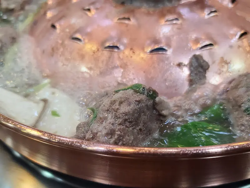 불고기 익는 모습