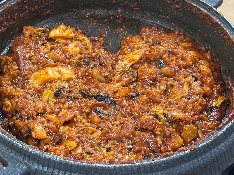 오삼불고기 양념에 볶아먹는 볶음밥