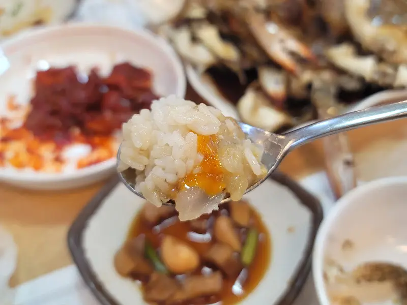 간장게장과 밥