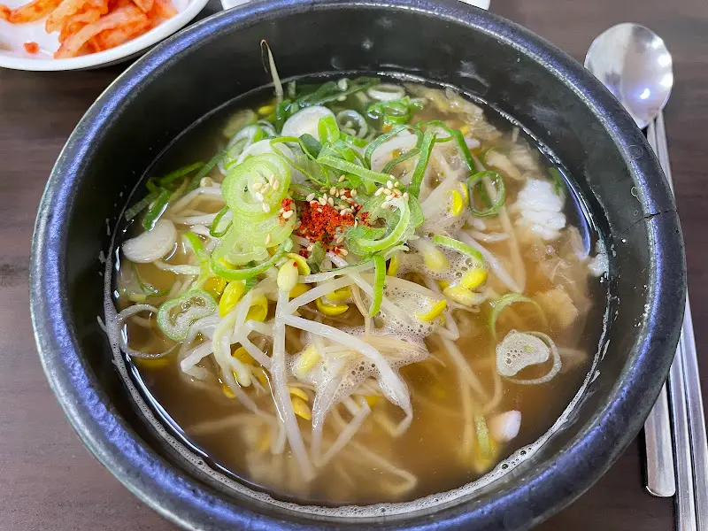 콩나물 국밥 디테일 샷