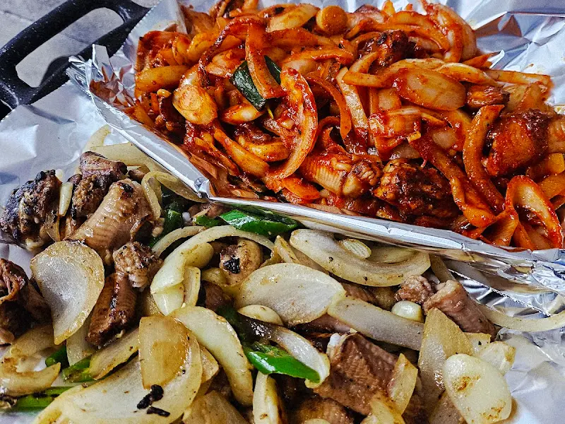 소금구이와 양념구이 반반