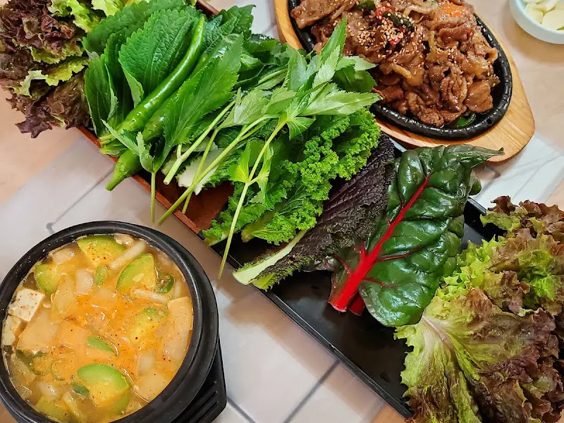 싱싱한 쌈 채소