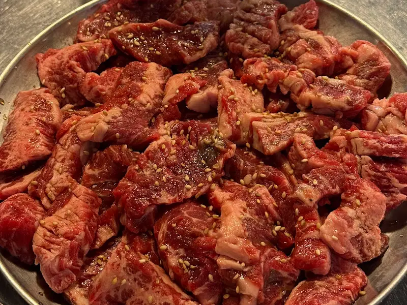 양념이 잘 베인 소갈비살