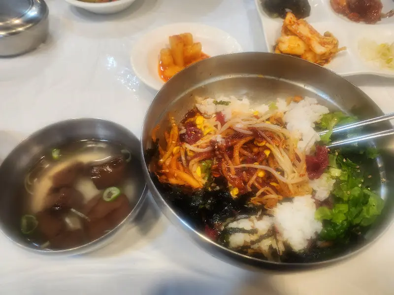초록식당 비빔밥