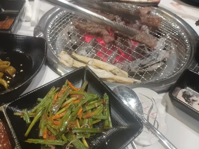 불판 위의 갈비