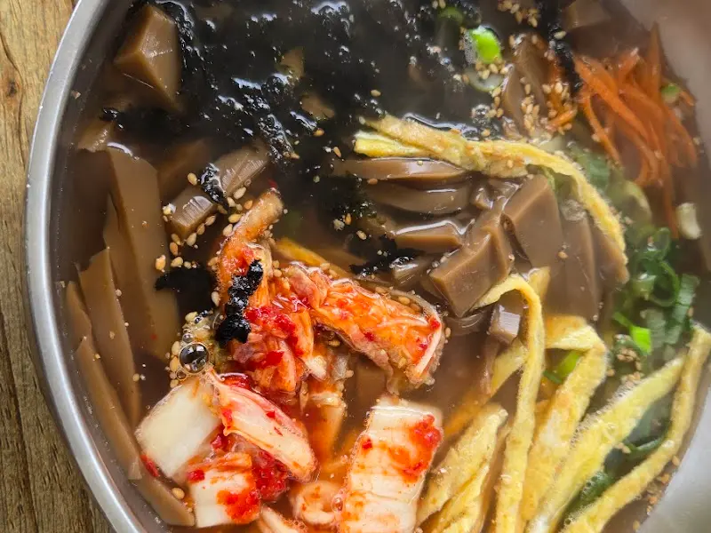 김치수제비 비주얼