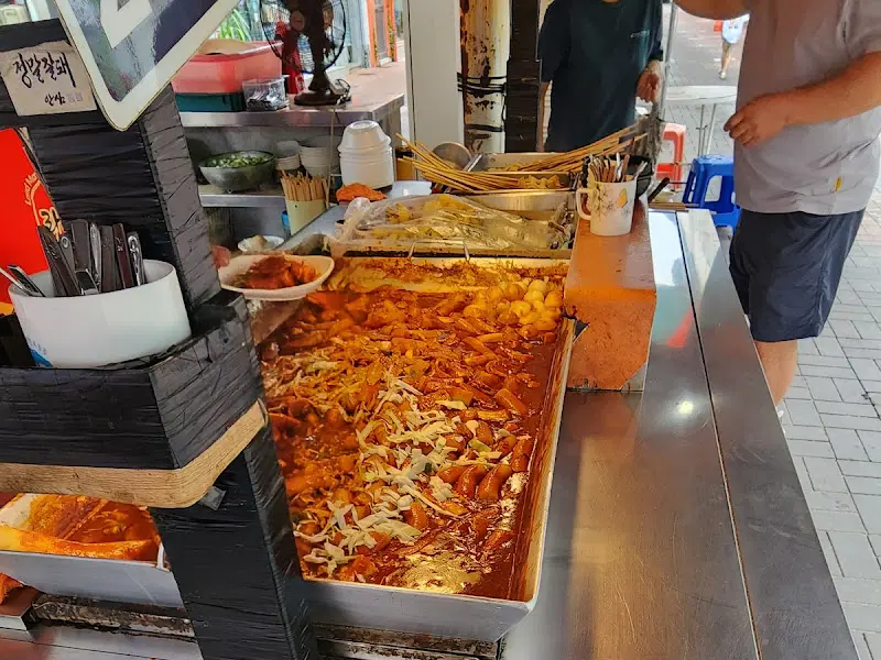 영주랜떡 포장마차 내부