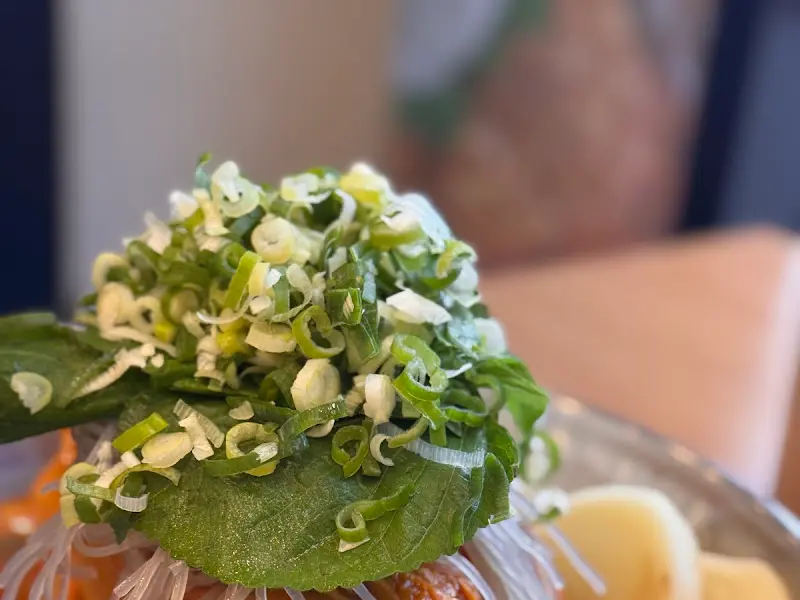 묵은지 감자탕 디테일 샷