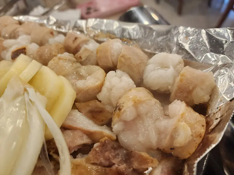 곱창구이 근접샷