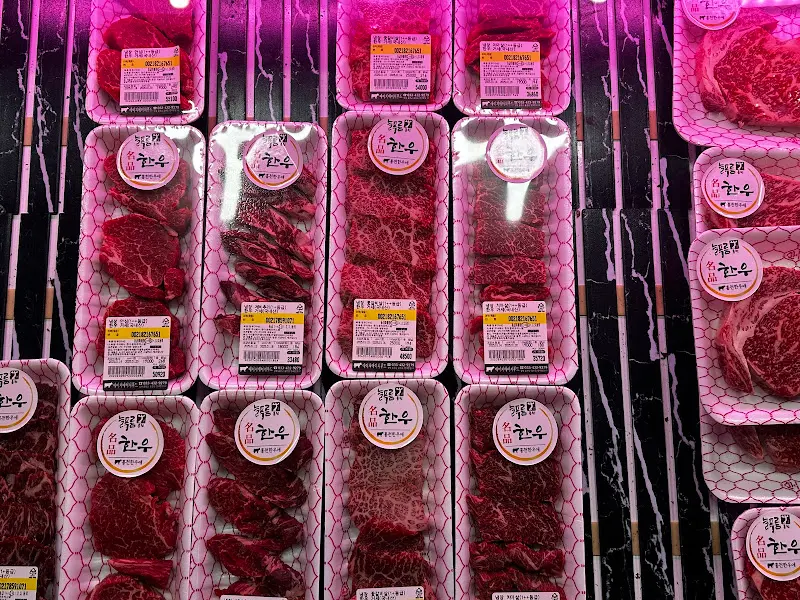 다양한 부위의 한우