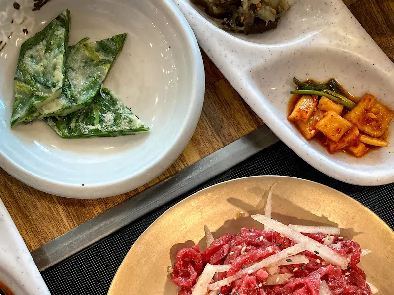 밑반찬 클로즈업