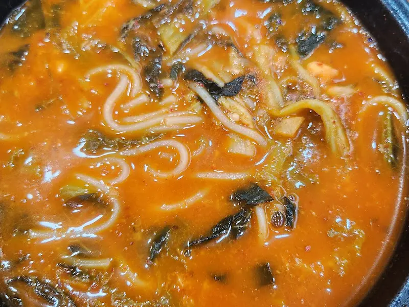 어탕 국수 면발