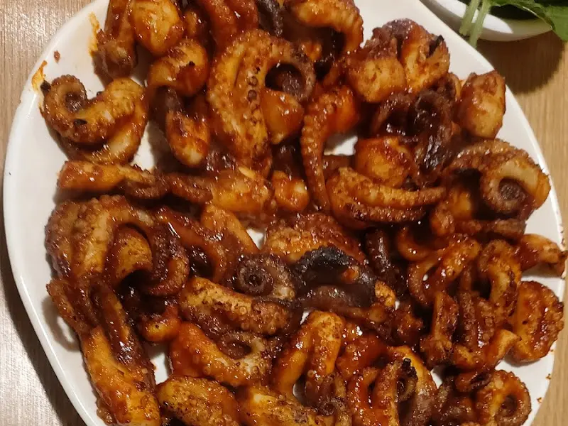 매콤한 양념 쭈꾸미의 자태