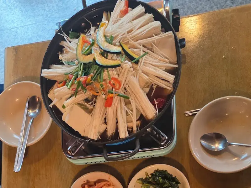 두부전골의 모습