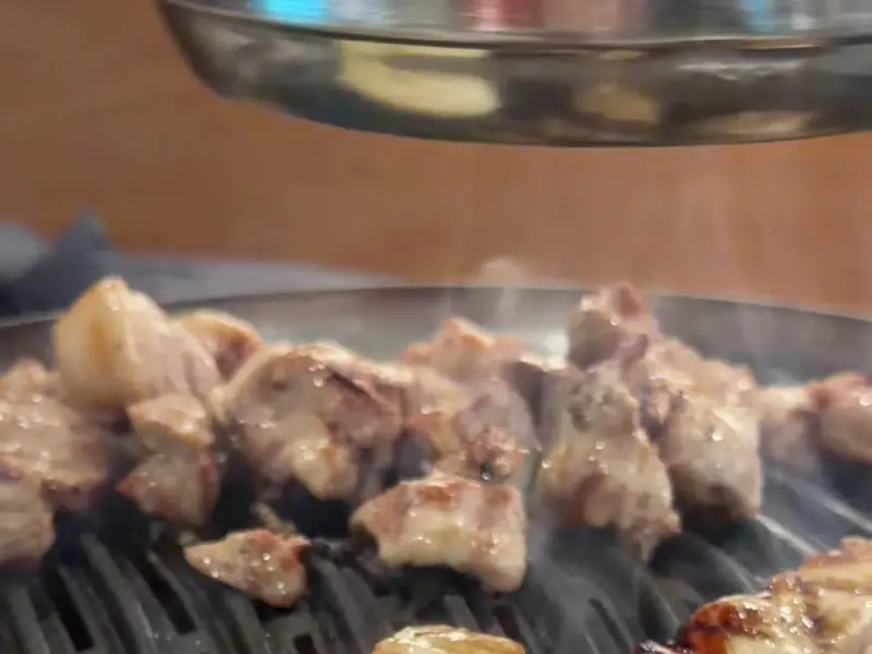 고반식당 계양구청점의 맛있게 익어가는 고기