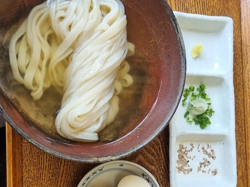 깔끔한 우동 면발