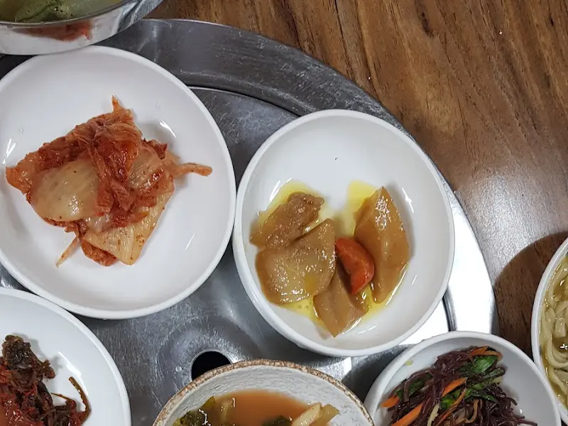 밑반찬 클로즈업