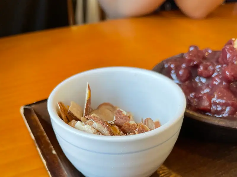 아몬드 토핑 클로즈업