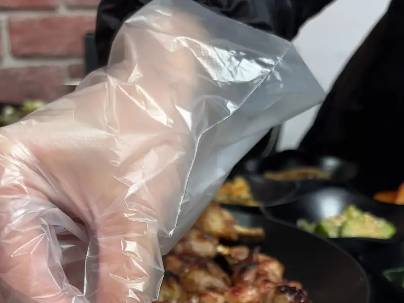 닭고기 먹을 준비