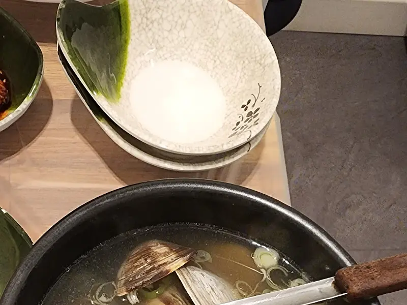 해산물이 들어간 탕