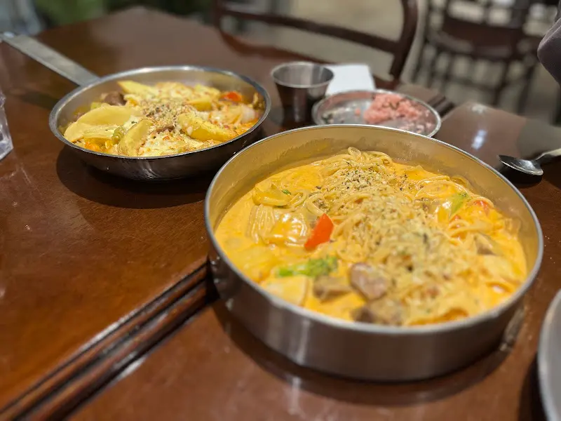 다양한 파스타 메뉴