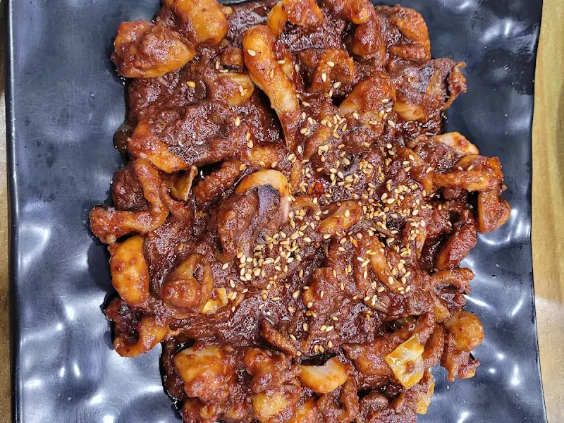 쭈꾸미 볶음 근접샷