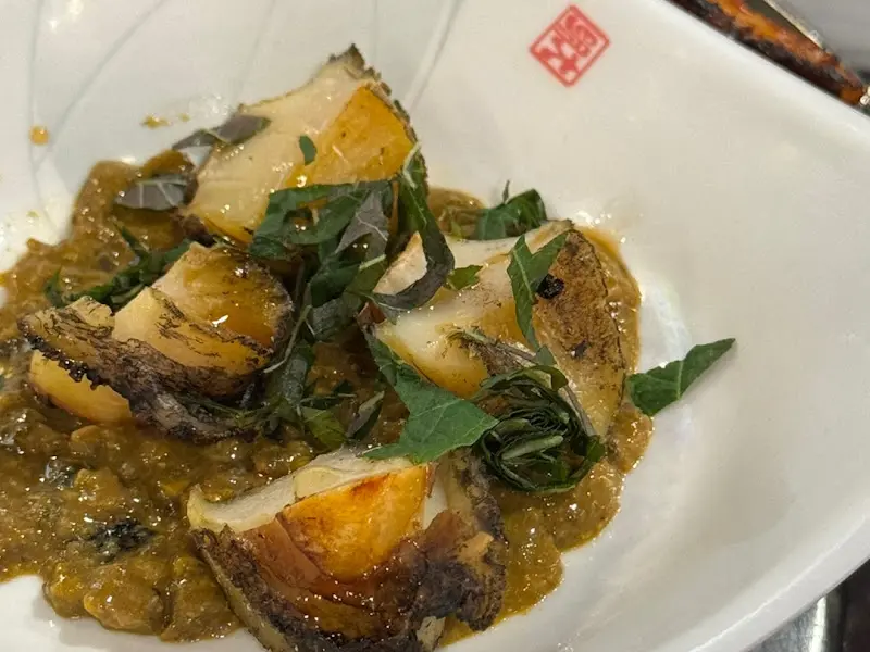 장어와 곁들여 먹는 깻잎