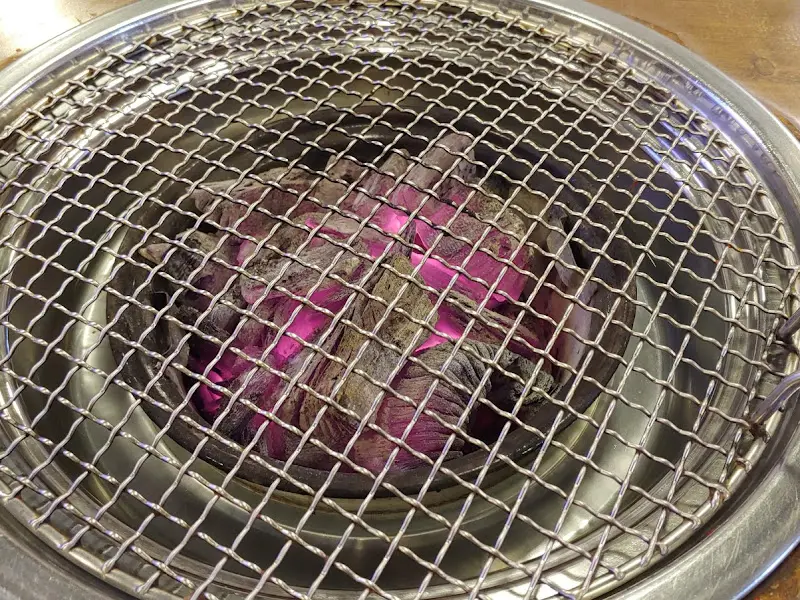 숯불에 구워먹는 닭갈비