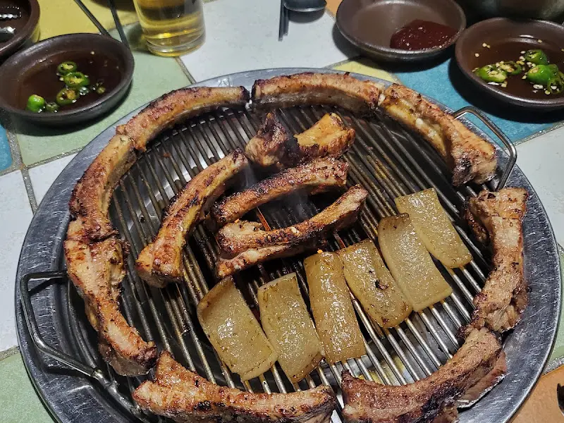 쪽갈비 한 상