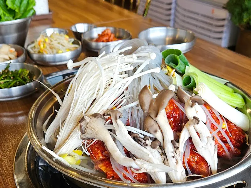 갈비전골 상차림