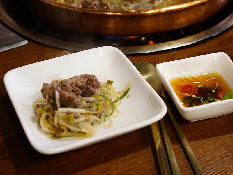 불고기, 소스, 반찬