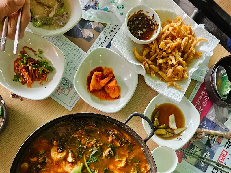 어죽 한 상 차림