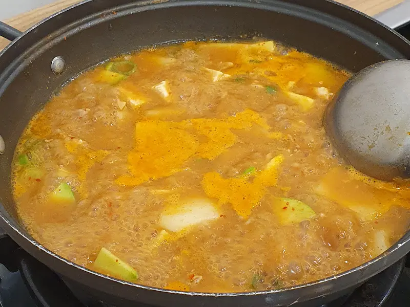 차돌된장찌개