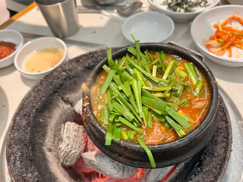 된장찌개 근접샷