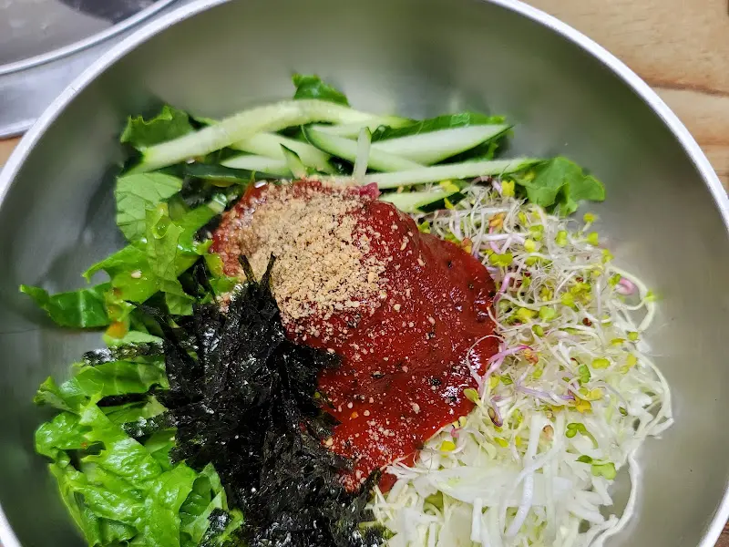 육회비빔밥 재료